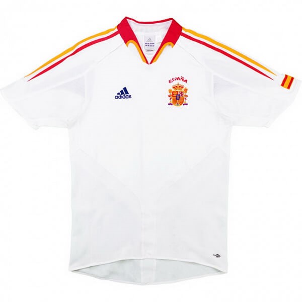 Tailandia Camiseta España 2ª Retro 2004 2006 Blanco
